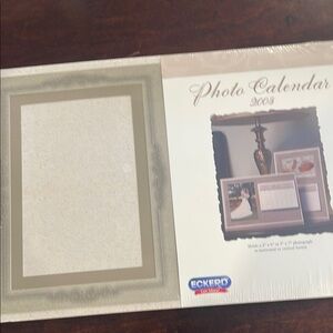 Beige Photo Calendar 2003